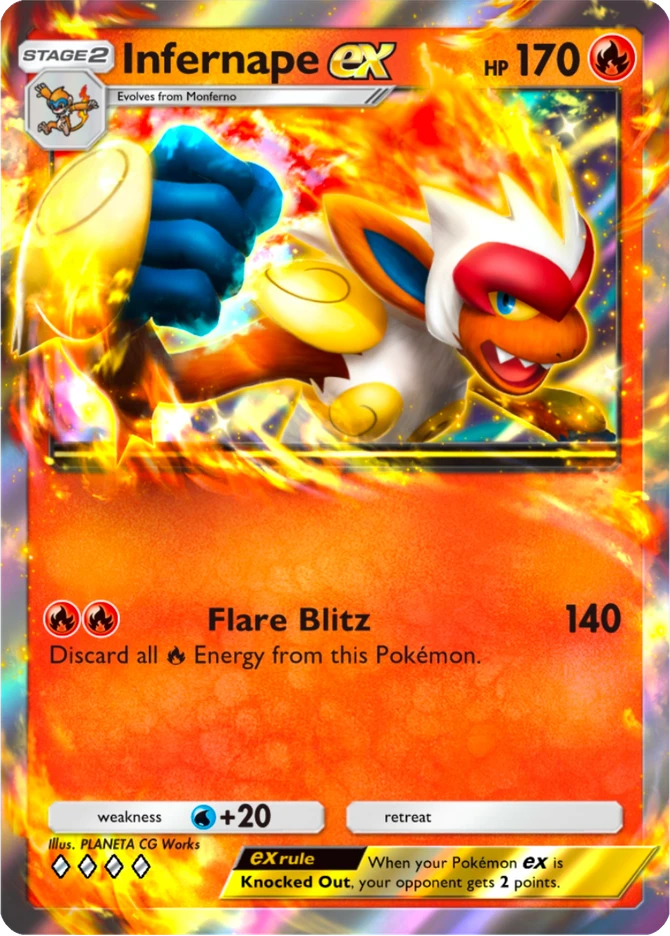 075 Infernape ex – Deluxe Pack: ex