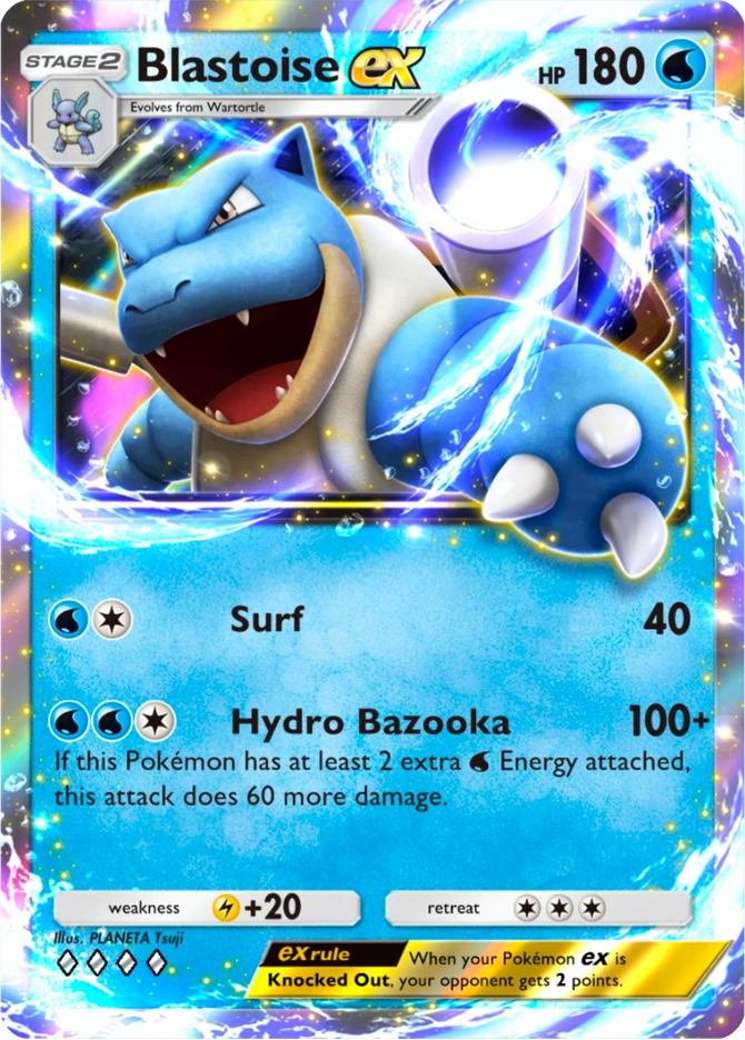 087 Blastoise ex – Deluxe Pack: ex