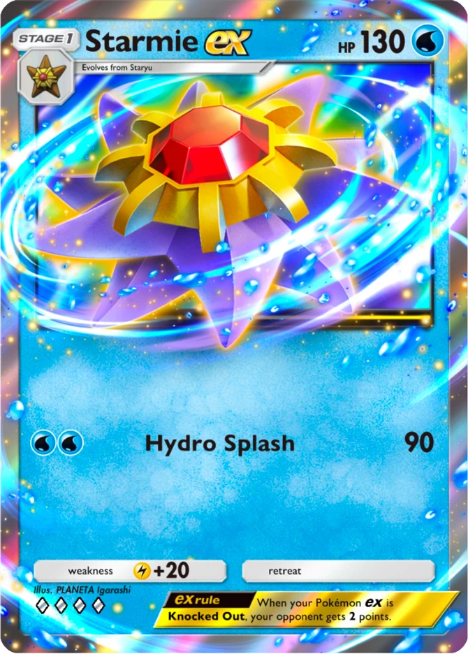 095 Starmie ex – Deluxe Pack: ex