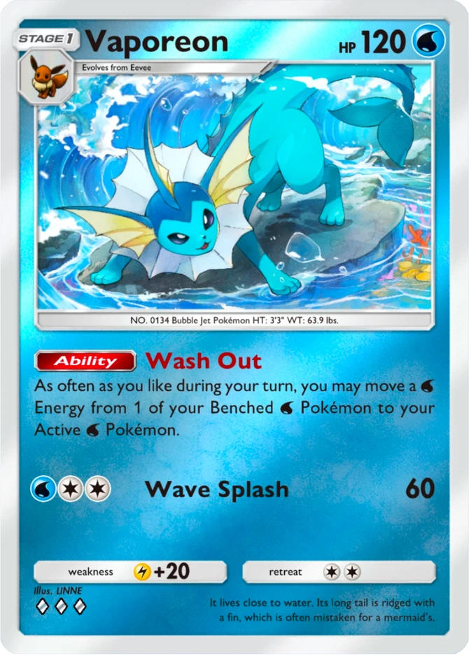 100 Vaporeon – Deluxe Pack: ex