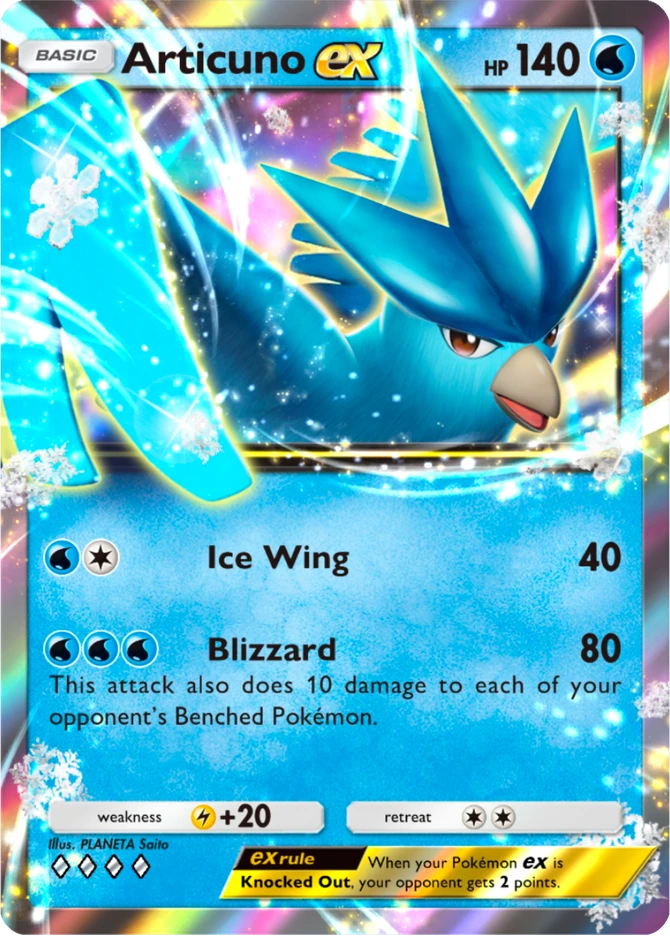 101 Articuno ex – Deluxe Pack: ex