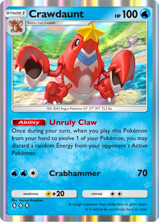 104 Crawdaunt – Deluxe Pack: ex