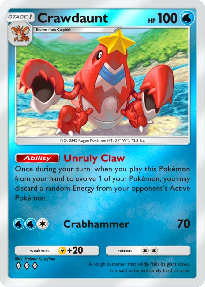 105 Crawdaunt – Deluxe Pack: ex