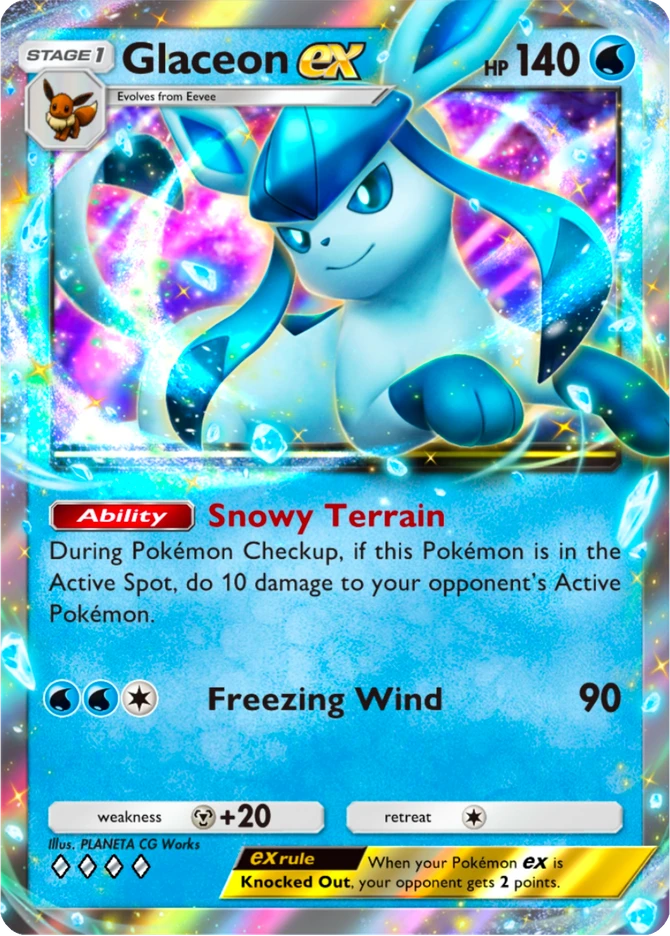 106 Glaceon ex – Deluxe Pack: ex