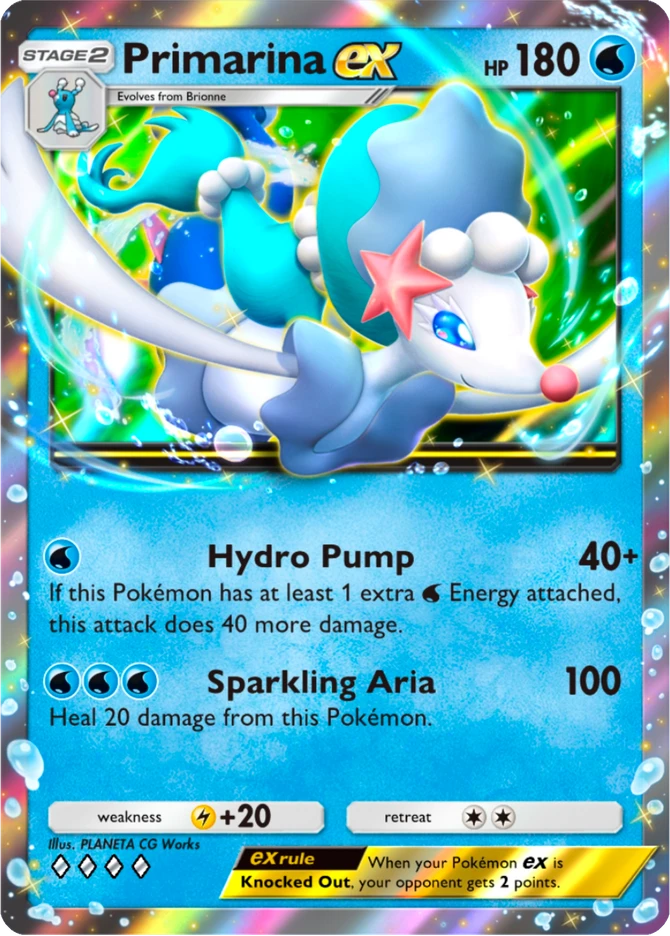 120 Primarina ex – Deluxe Pack: ex