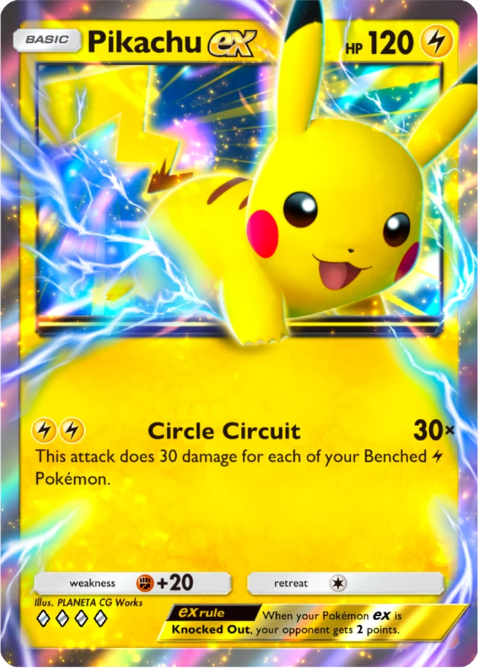 131 Pikachu ex – Deluxe Pack: ex