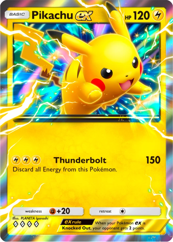 132 Pikachu ex – Deluxe Pack: ex
