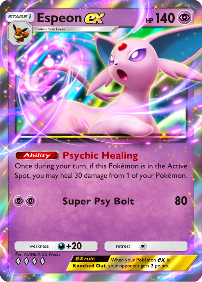 160 Espeon ex – Deluxe Pack: ex