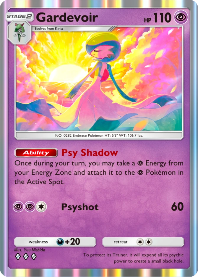 168 Gardevoir – Deluxe Pack: ex