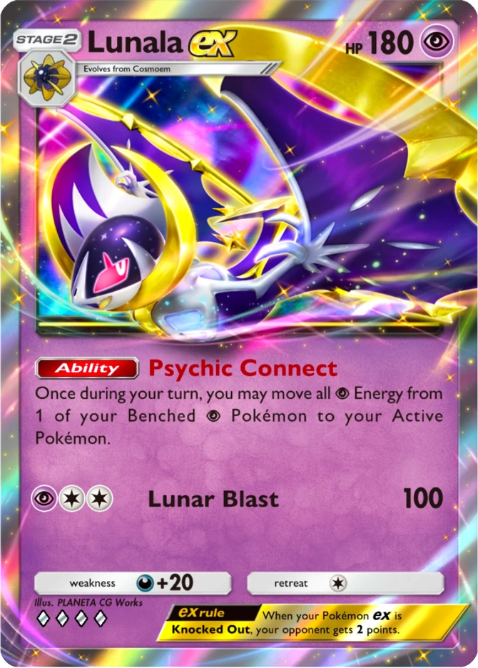 184 Lunala ex – Deluxe Pack: ex