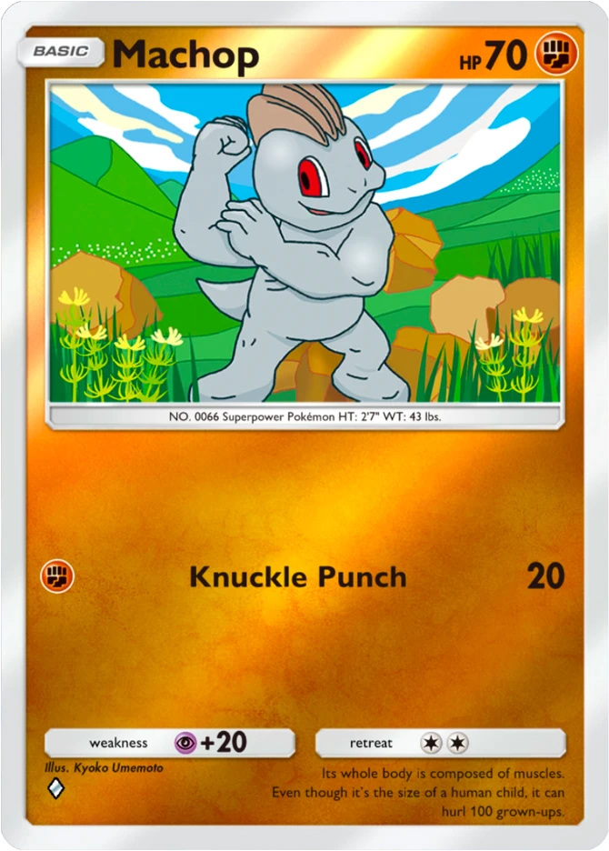 190 Machop – Deluxe Pack: ex