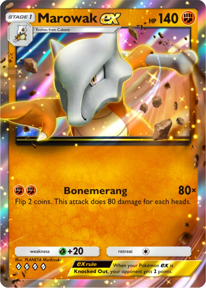196 Marowak ex – Deluxe Pack: ex