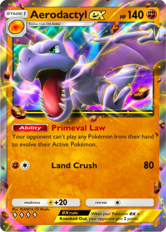 197 Aerodactyl ex – Deluxe Pack: ex