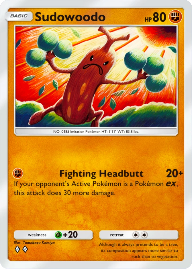 198 Sudowoodo – Deluxe Pack: ex