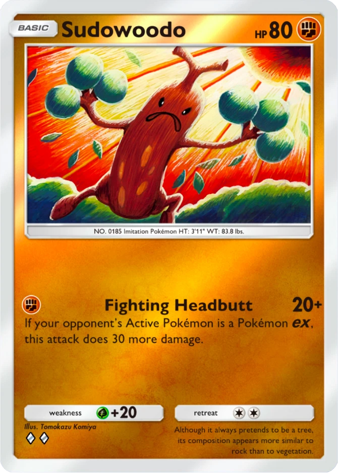 199 Sudowoodo – Deluxe Pack: ex