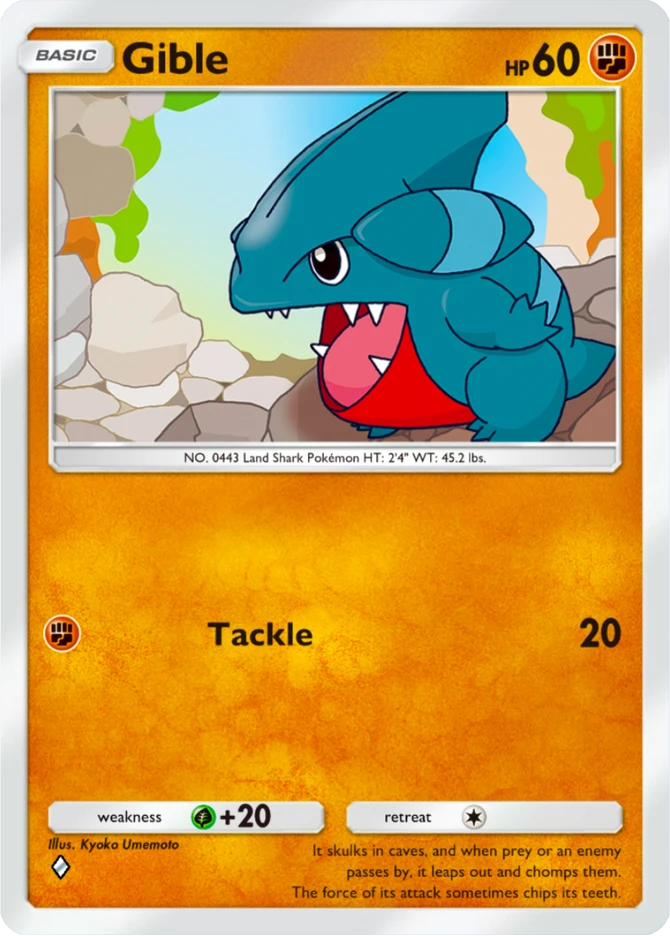 205 Gible – Deluxe Pack: ex