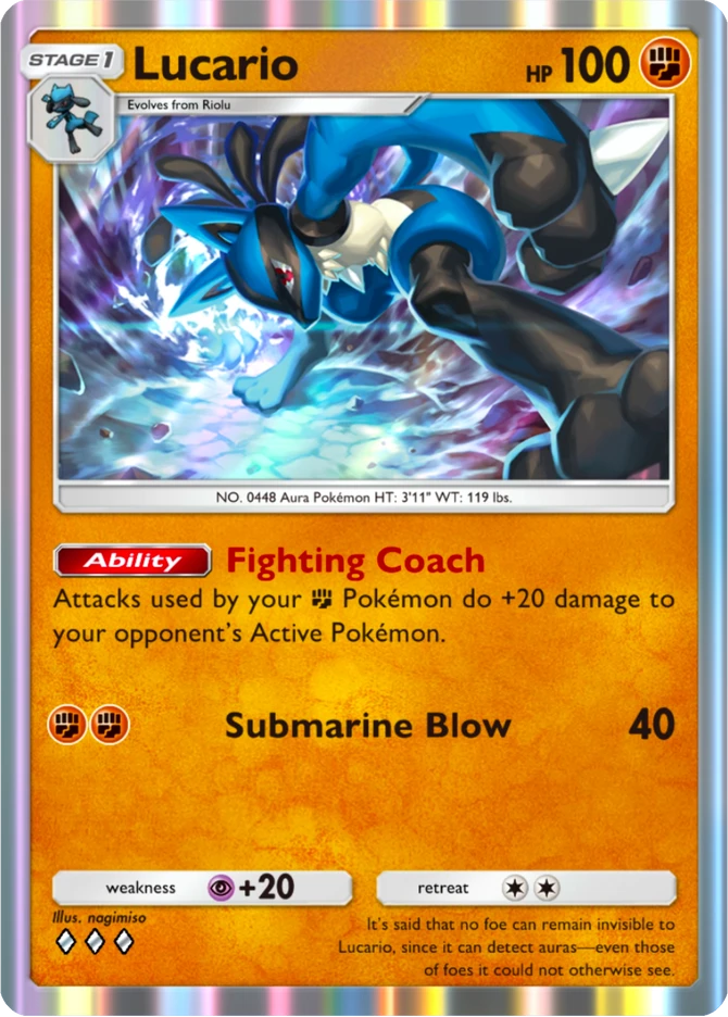 212 Lucario – Deluxe Pack: ex