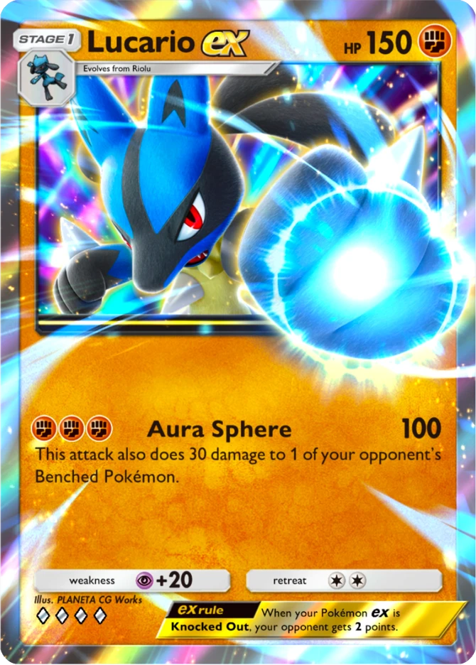 214 Lucario ex – Deluxe Pack: ex