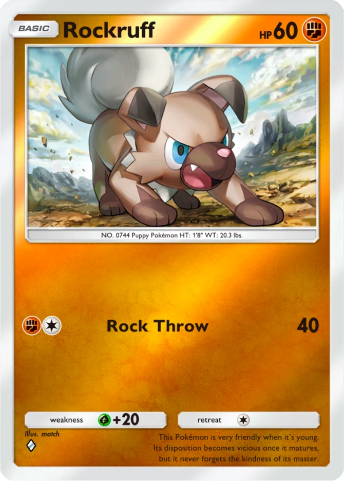 221 Rockruff – Deluxe Pack: ex