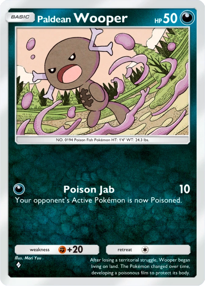 236 Paldean Wooper – Deluxe Pack: ex