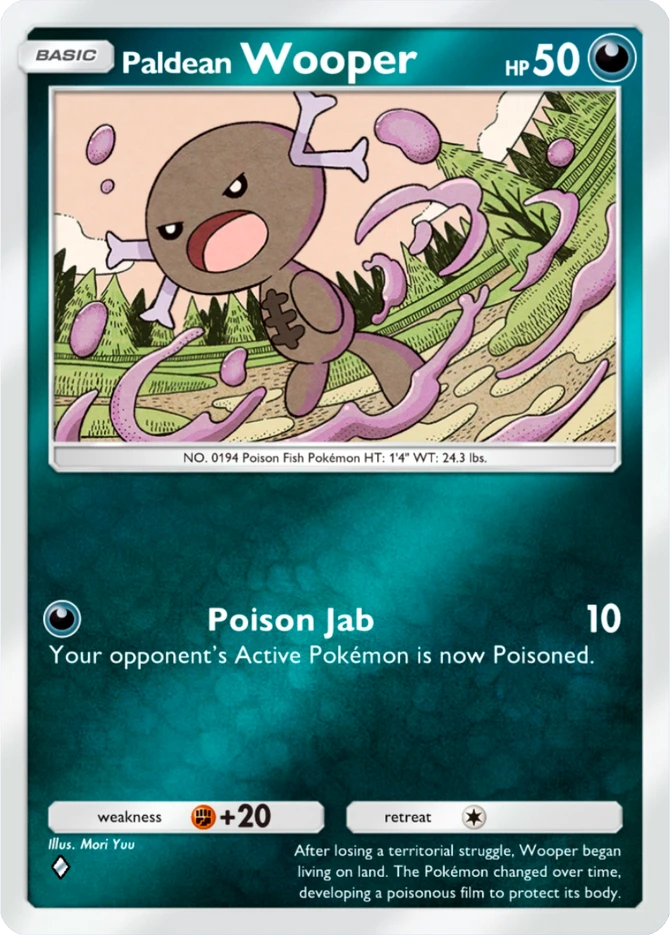 237 Paldean Wooper – Deluxe Pack: ex