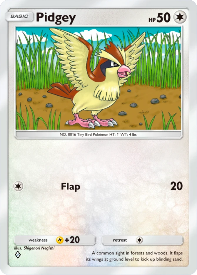 272 Pidgey – Deluxe Pack: ex