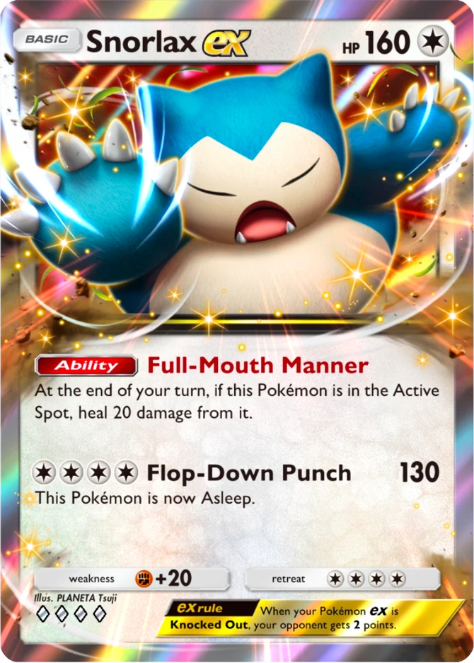 288 Snorlax ex – Deluxe Pack: ex
