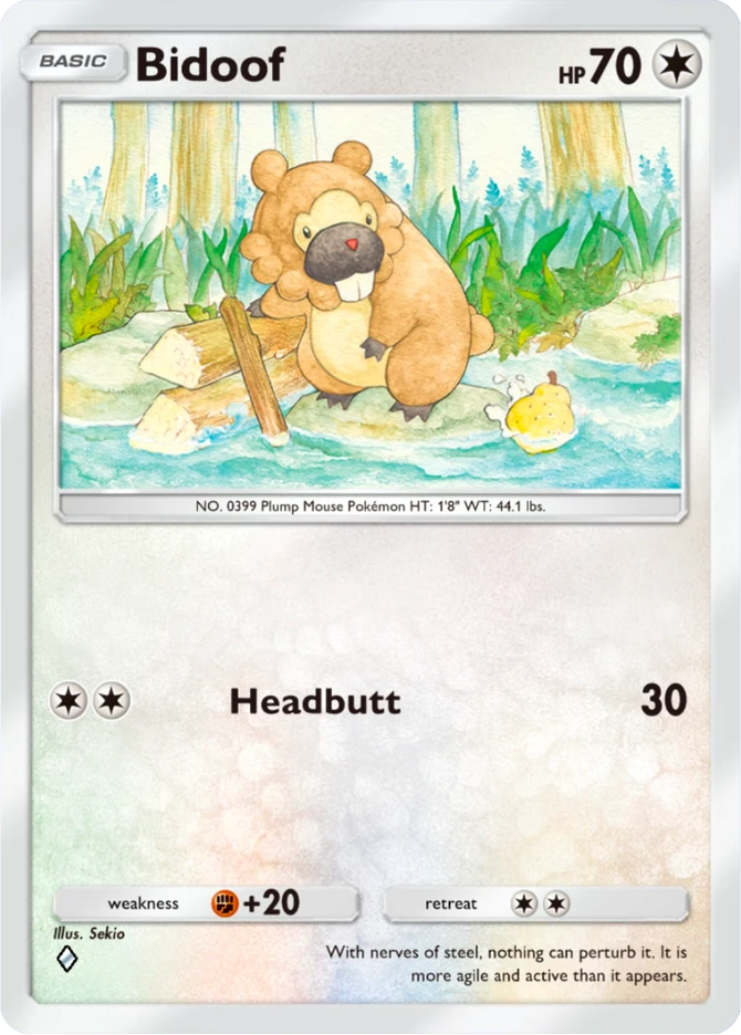 294 Bidoof – Deluxe Pack: ex