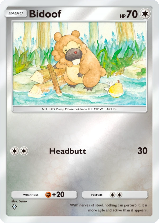 295 Bidoof – Deluxe Pack: ex