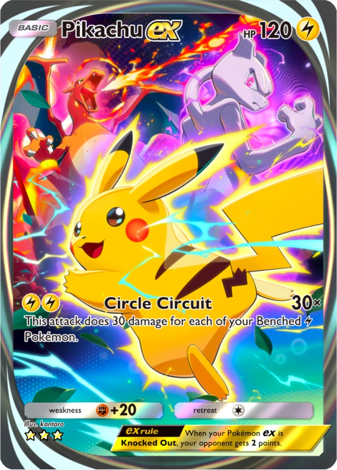 376 Pikachu ex – Deluxe Pack: ex