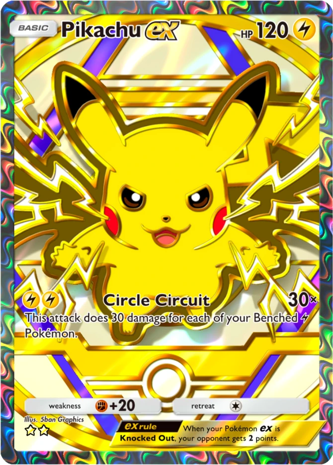 364 Pikachu ex – Deluxe Pack: ex