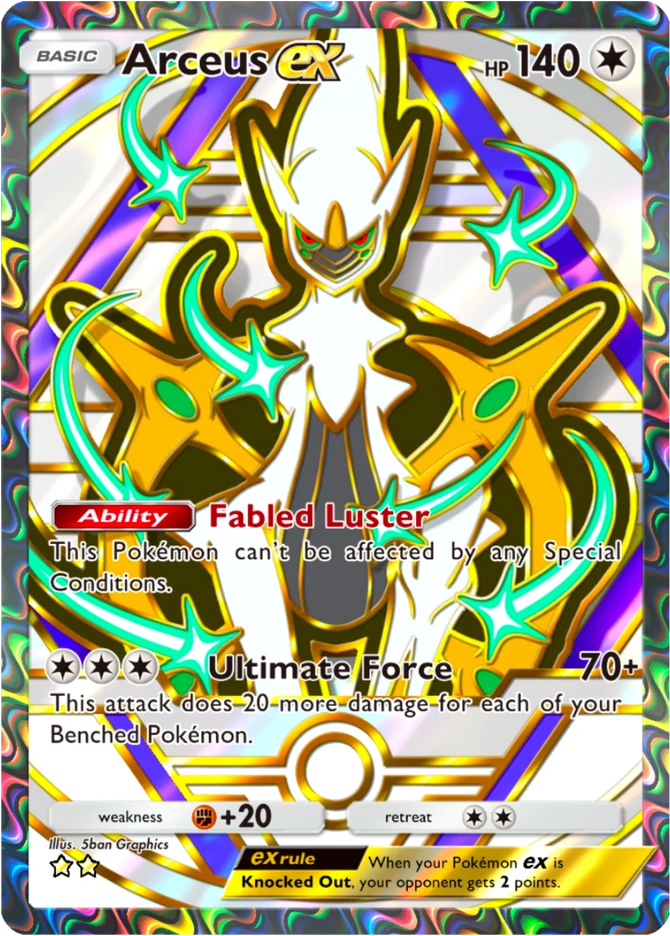 372 Arceus ex – Deluxe Pack: ex