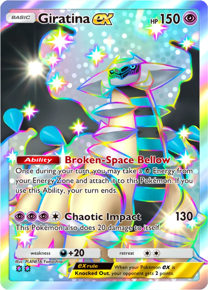377 Giratina ex – Deluxe Pack: ex