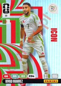 12 Riyad Mahrez – FIFA World Cup 2026 Adrenalyn XL Panini