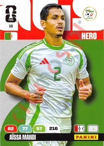 16 Aïssa Mandi – FIFA World Cup 2026 Adrenalyn XL Panini