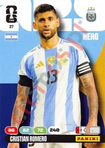 27 Cristian Romero – FIFA World Cup 2026 Adrenalyn XL Panini