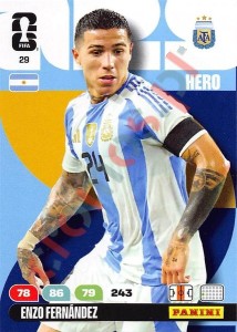29 Enzo Fernández – FIFA World Cup 2026 Adrenalyn XL Panini