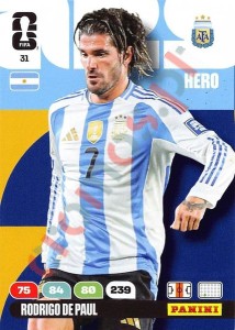 31 Rodrigo De Paul – FIFA World Cup 2026 Adrenalyn XL Panini