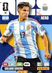 32 Giuliano Simeone – FIFA World Cup 2026 Adrenalyn XL Panini