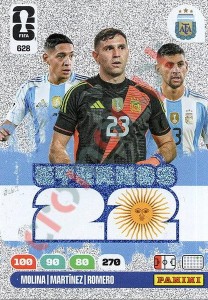 628 Nahuel Molina / Emiliano Martínez / Cristian Romero – FIFA World Cup 2026 Adrenalyn XL Panini