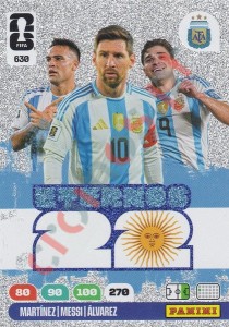 630 Lautaro Martínez / Lionel Messi / Julián Alvarez – FIFA World Cup 2026 Adrenalyn XL Panini