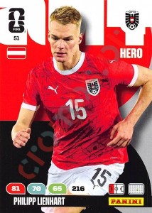 51 Philipp Lienhart – FIFA World Cup 2026 Adrenalyn XL Panini
