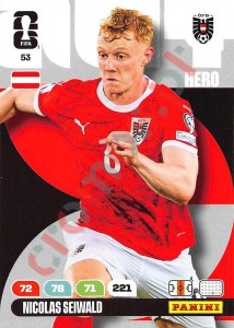 53 Nicolas Seiwald – FIFA World Cup 2026 Adrenalyn XL Panini