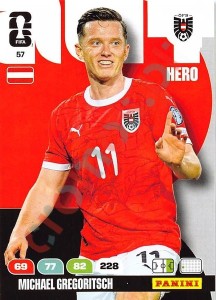 57 Michael Gregoritsch – FIFA World Cup 2026 Adrenalyn XL Panini