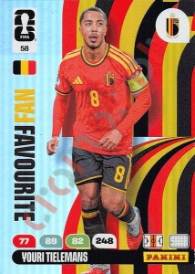 58 Youri Tielemans – FIFA World Cup 2026 Adrenalyn XL Panini