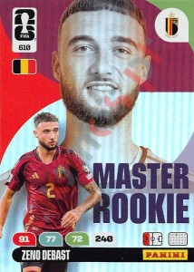 610 Zeno Debast – FIFA World Cup 2026 Adrenalyn XL Panini