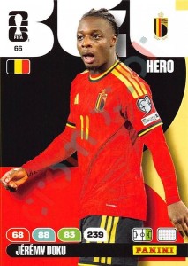 66 Jérémy Doku – FIFA World Cup 2026 Adrenalyn XL Panini