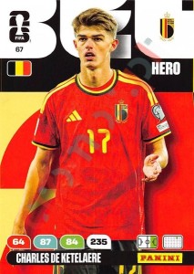 67 Charles de Ketelaere – FIFA World Cup 2026 Adrenalyn XL Panini