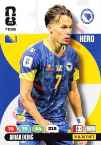 FTS5 Amar Dedić – FIFA World Cup 2026 Adrenalyn XL Panini