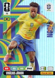 72 Vinícius Júnior – FIFA World Cup 2026 Adrenalyn XL Panini